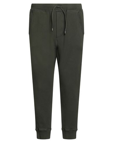 Man Pants Military green Size L Cotton