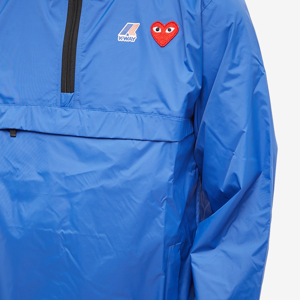 Men's x K-Way Half Zip Packable Jacket in Blue