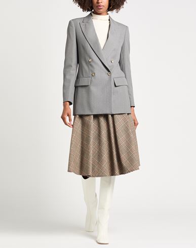 Woman Blazer Grey Size 10 Virgin Wool