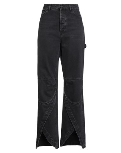 Woman Jeans Black Size 25 Cotton