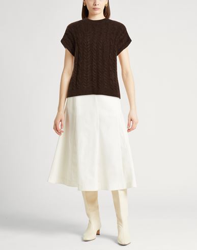 Woman Sweater Chocolate brown Size S Mohair wool, Polyamide, Elastane