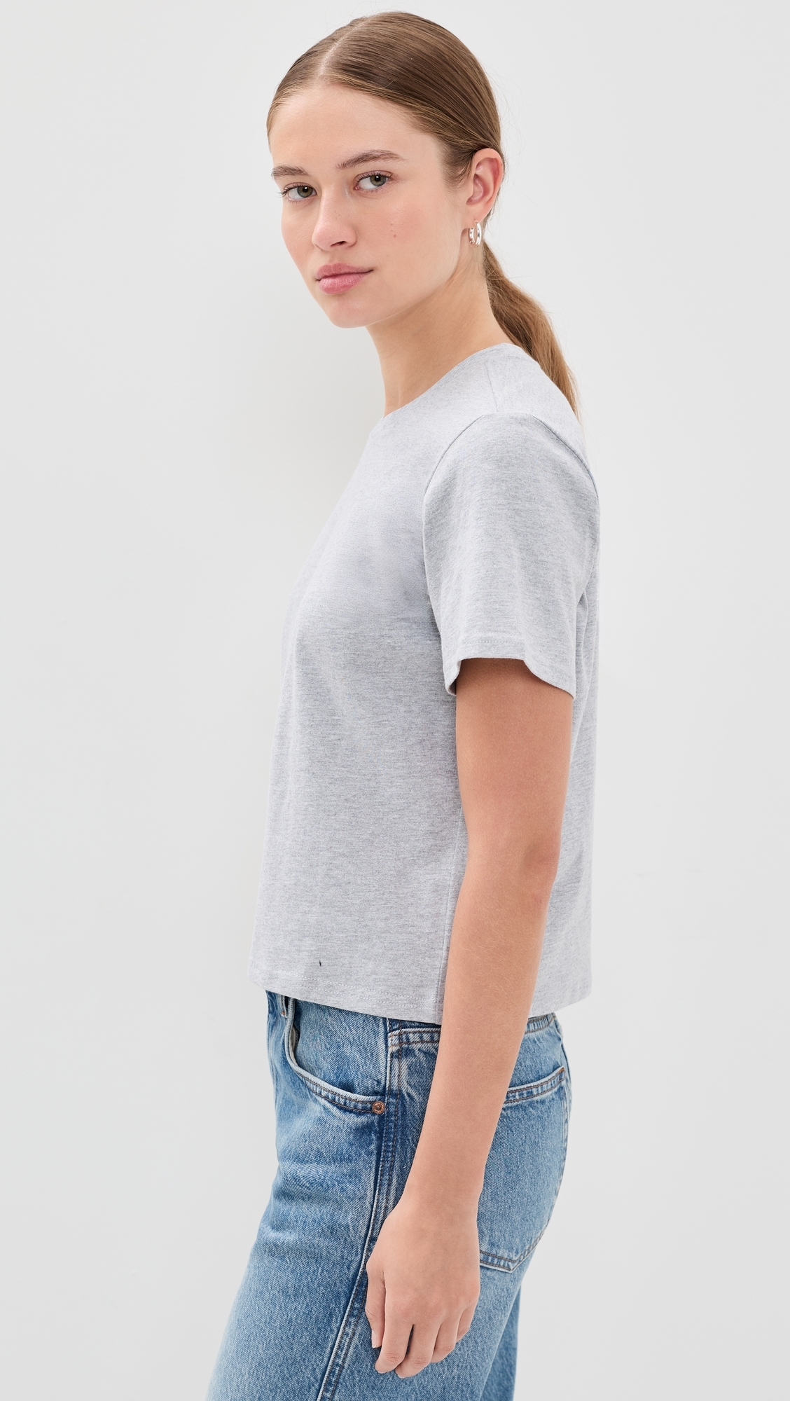 Hunter Top Light Heather Grey