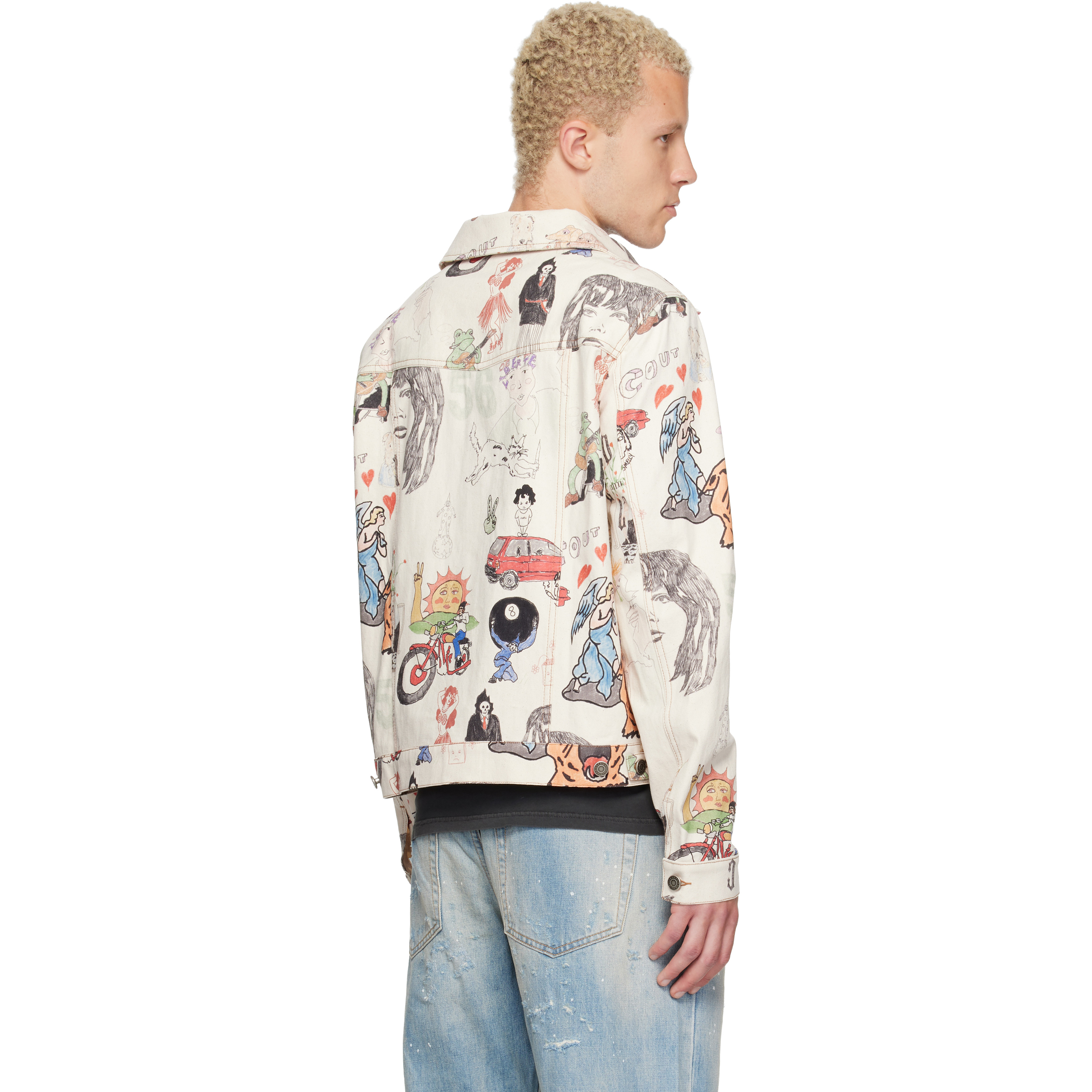 Off-White Johnny California Cool Japan Canvas Trucker Jacket