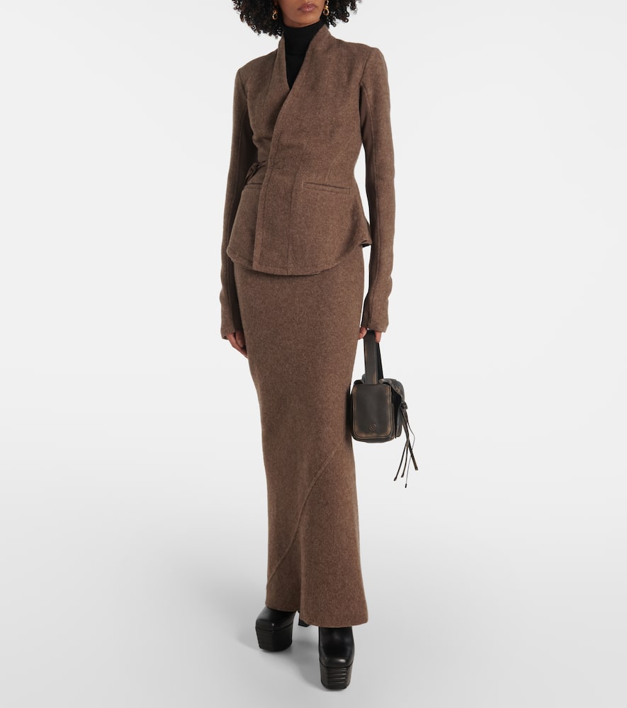Hollywood wool wrap jacket