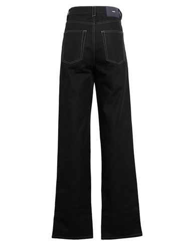Woman Pants Black Size L Cotton