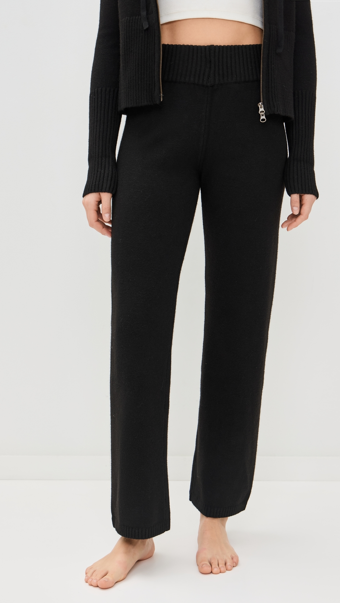 Spice It Up Knit Pants Black