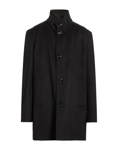 Man Coat Black Size 48 Wool, Polyamide, Cashmere
