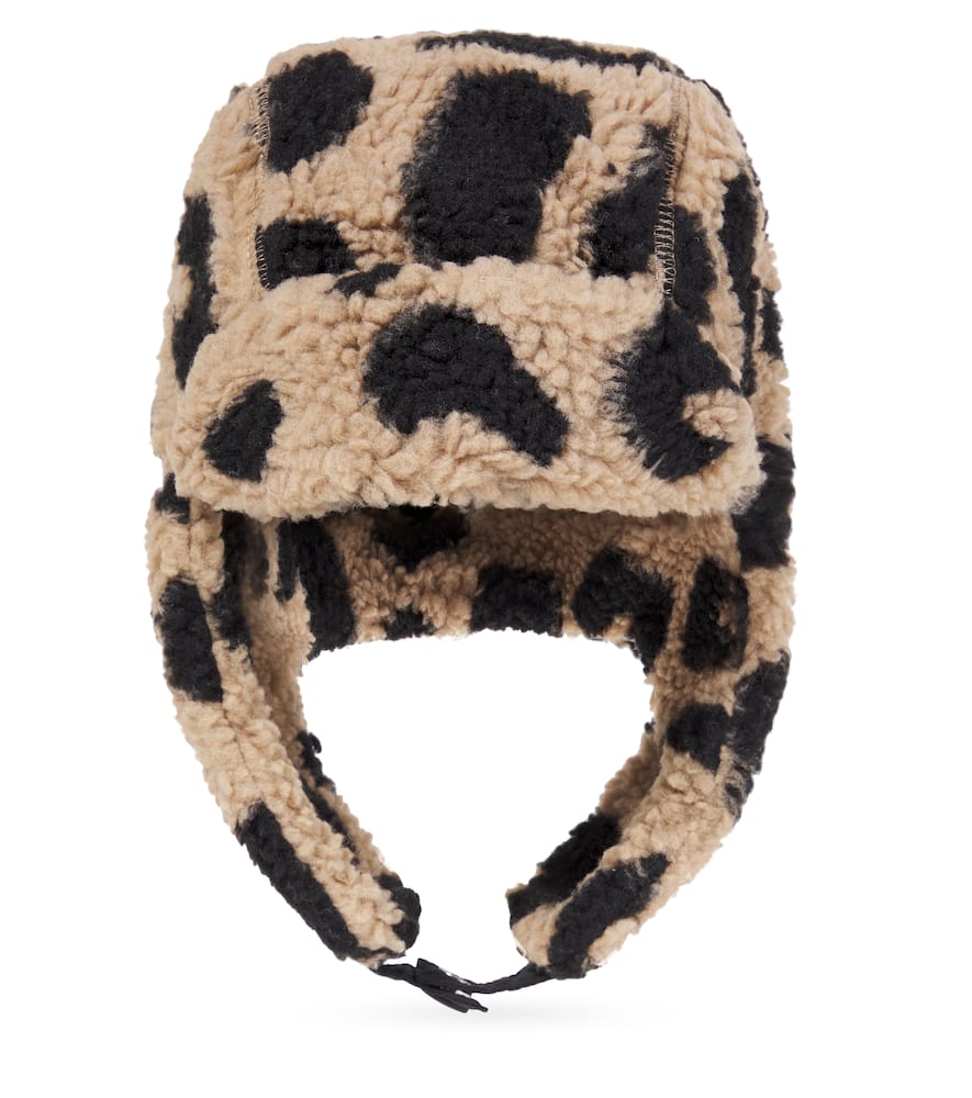 Bravo leopard-print fleece hat