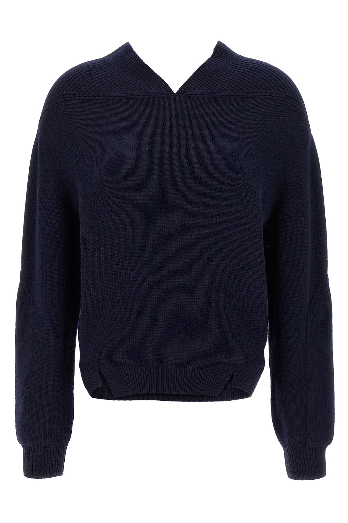 'V-Neck Yoke Detail' Sweater