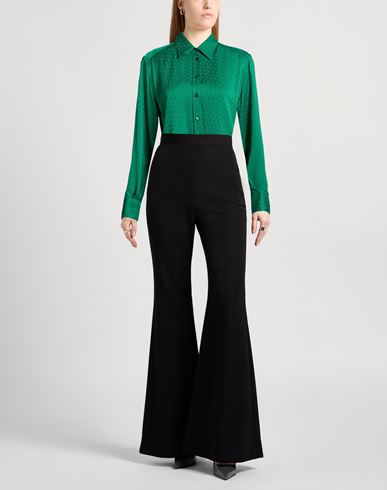 Woman Shirt Emerald green Size 4 Silk