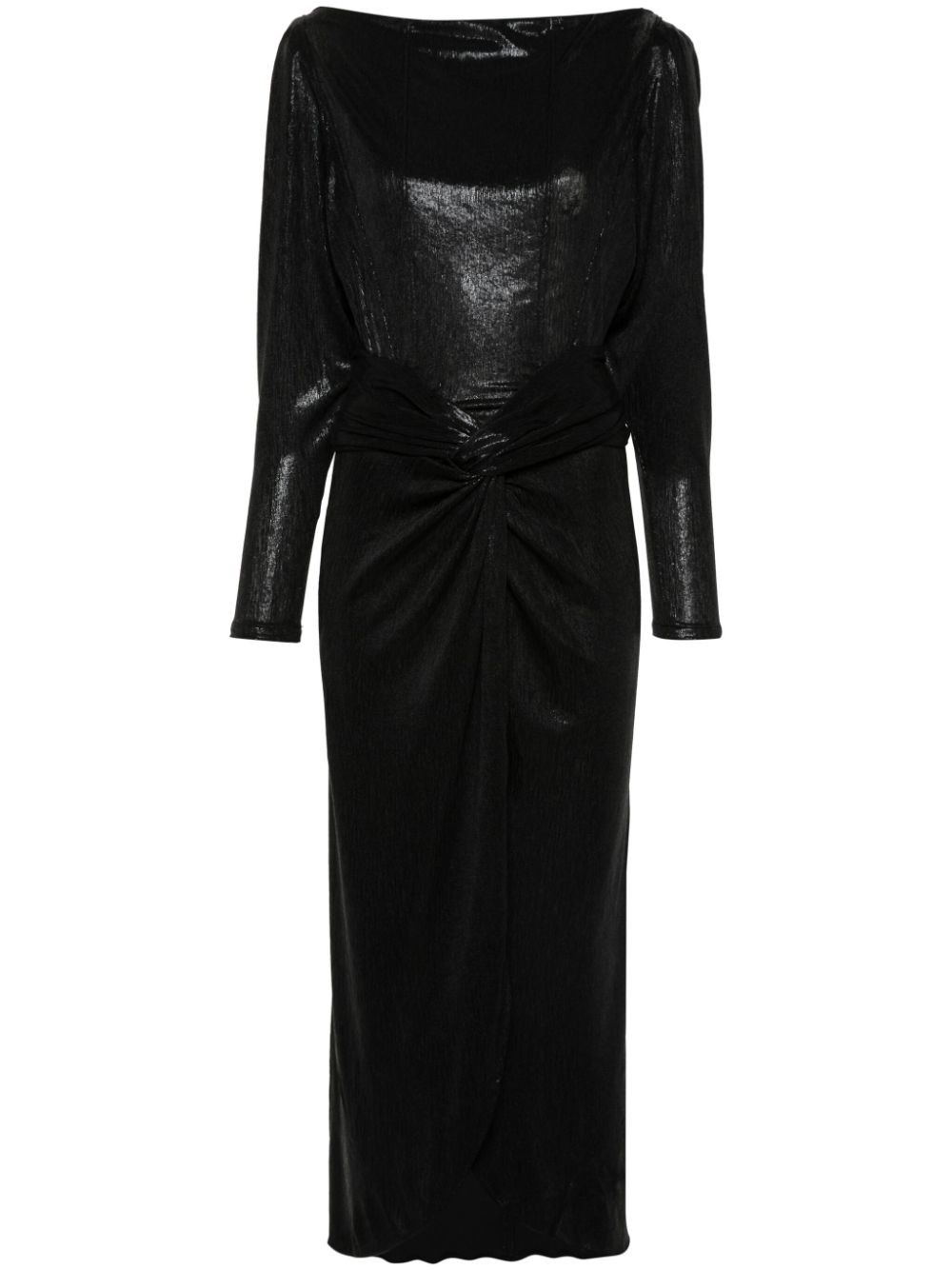 Oceanna midi dress - Black