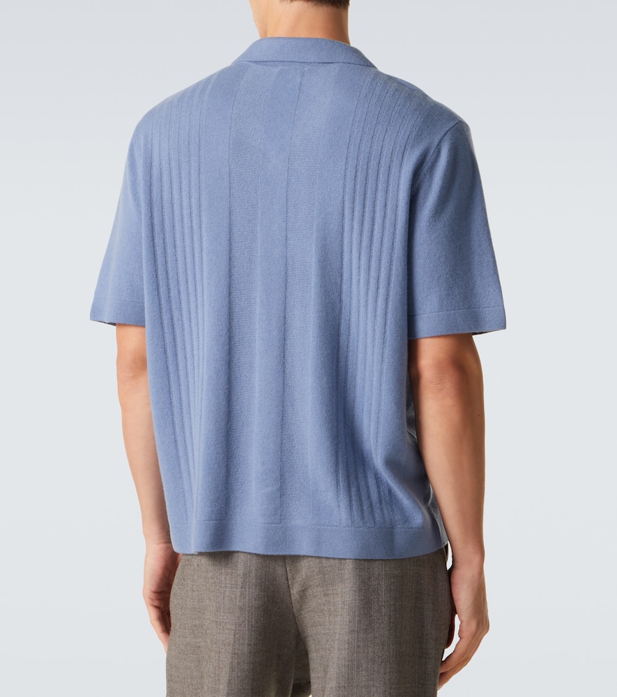 Gerone knitted cashmere polo shirt