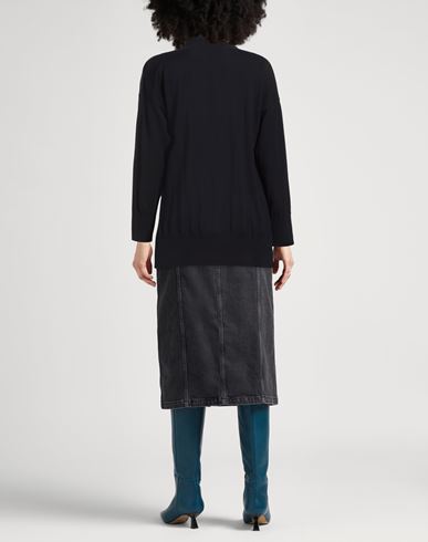 Woman Cardigan Midnight blue Size 4 Merino Wool