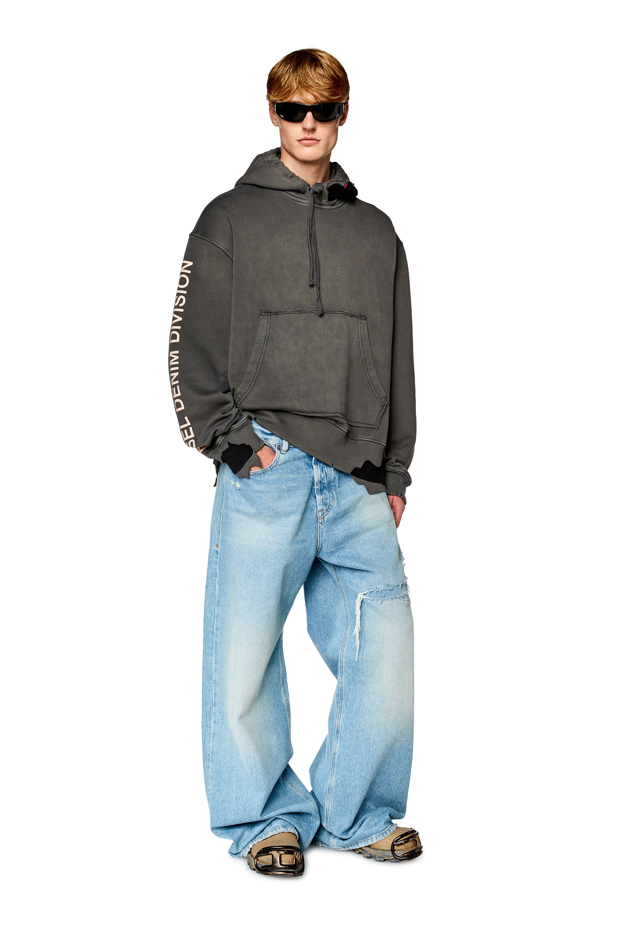 S-Macsrot cotton hoodie - Grey