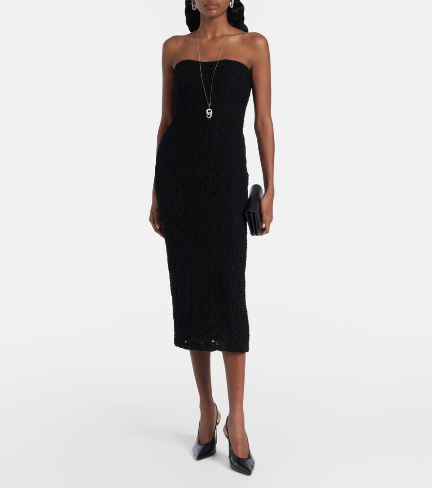Elegante Luciana strapless midi dress