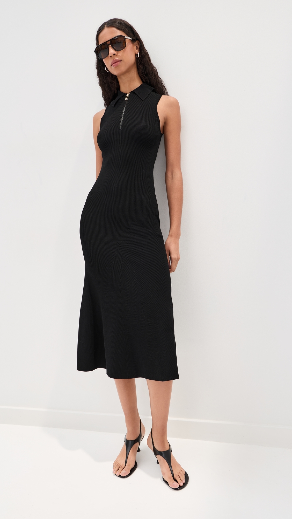 Zip Dress Black