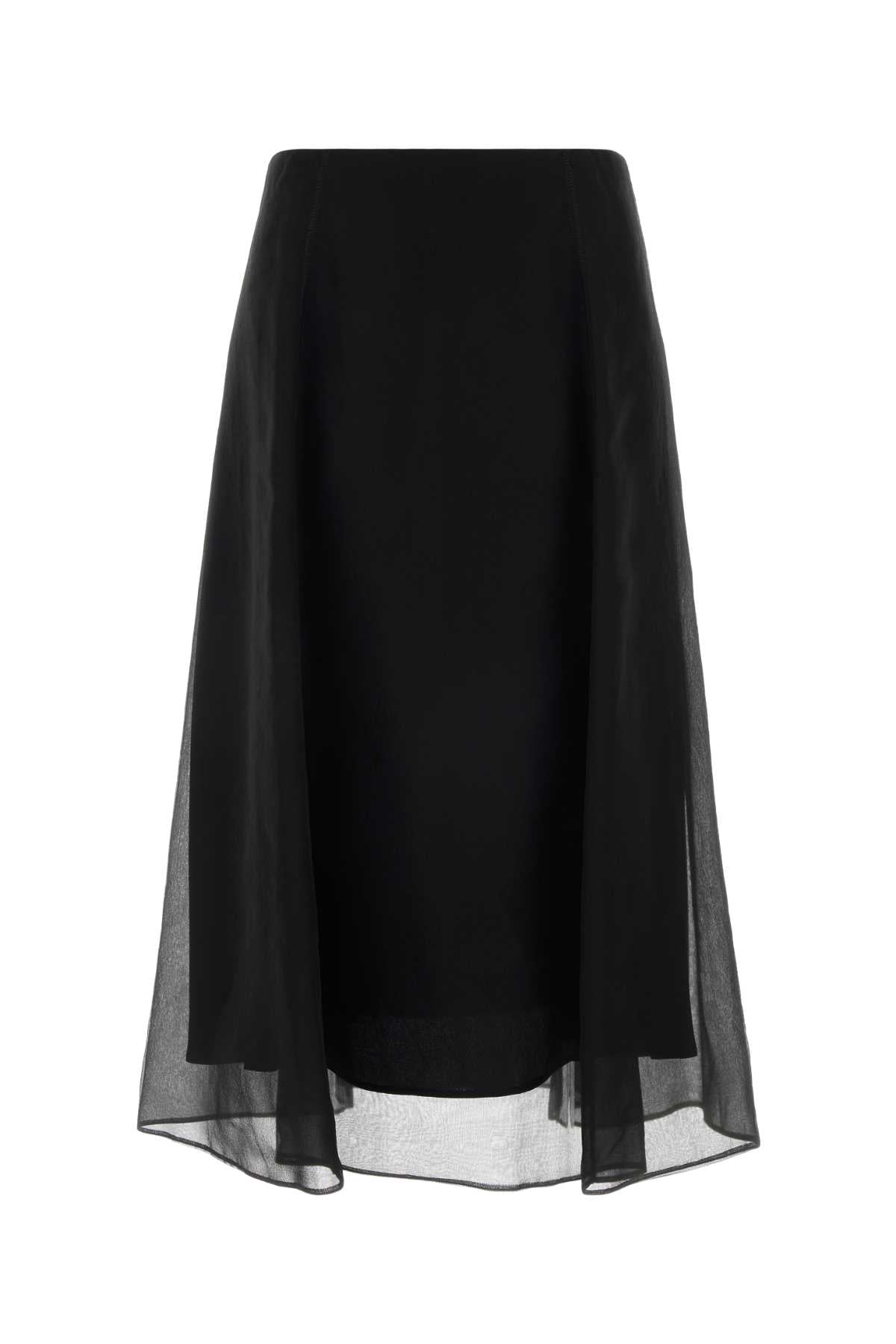 Longuette Skirt — Black