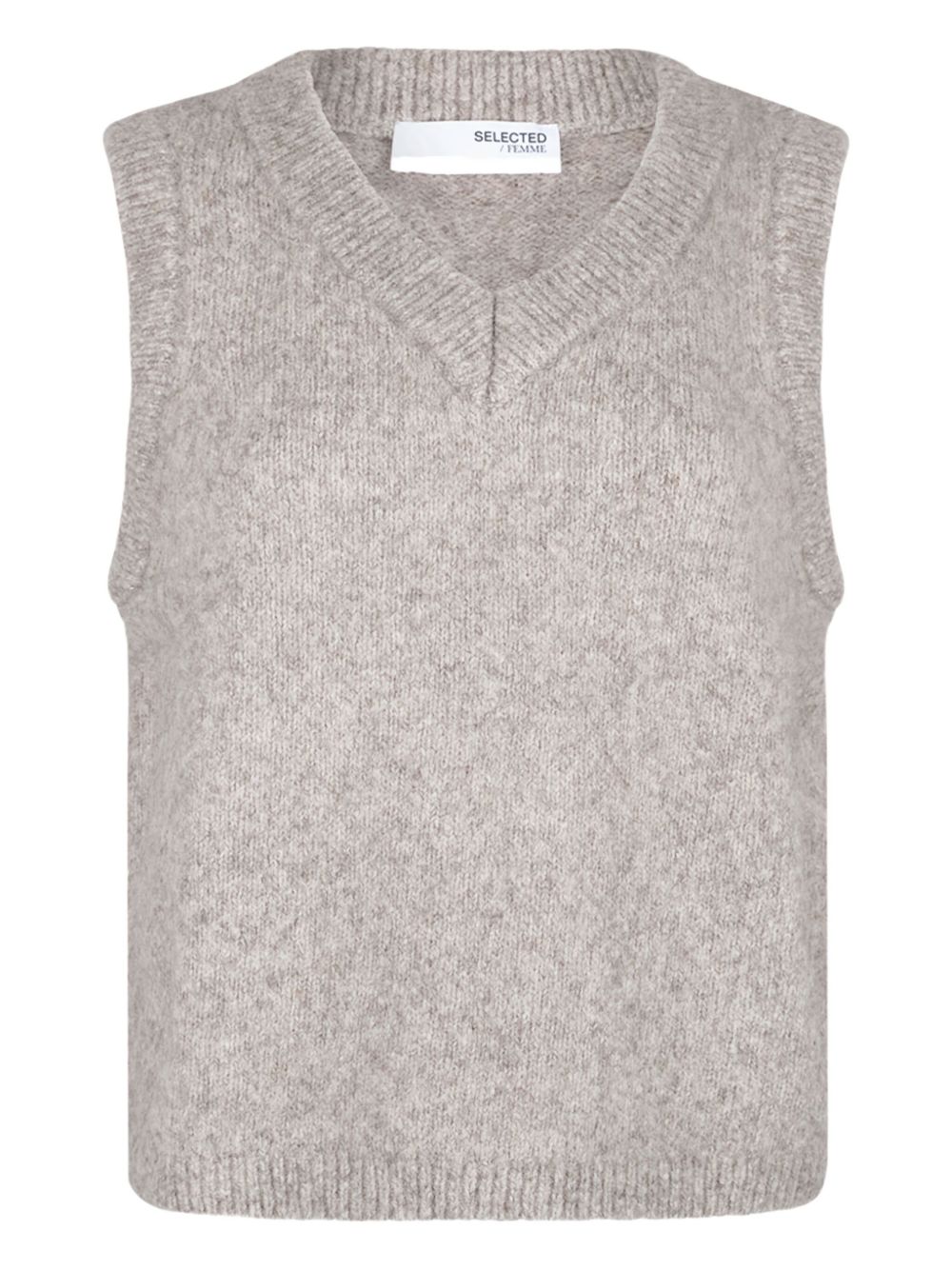 Selected Femme wool vest - Neutrals