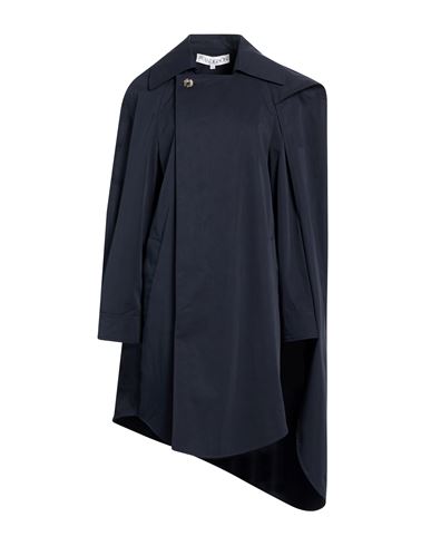 Woman Overcoat & Trench Coat Navy Size 2 Cotton