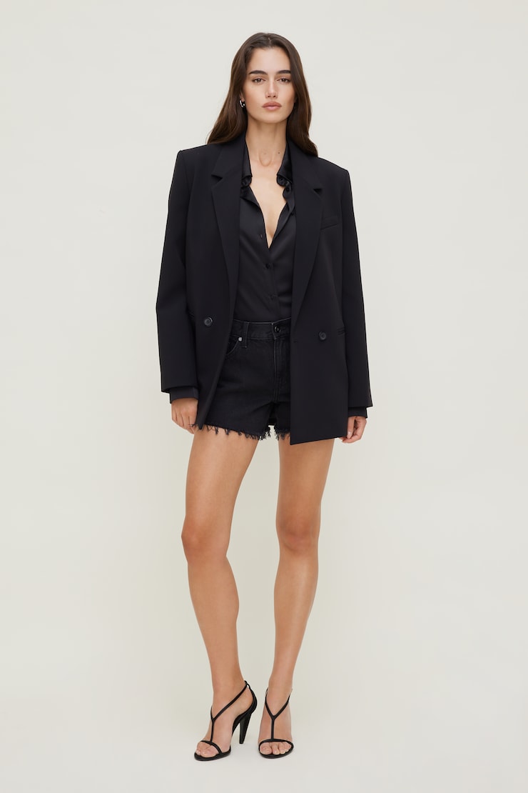 Noa Oversized Blazer - Black - Women Clothing