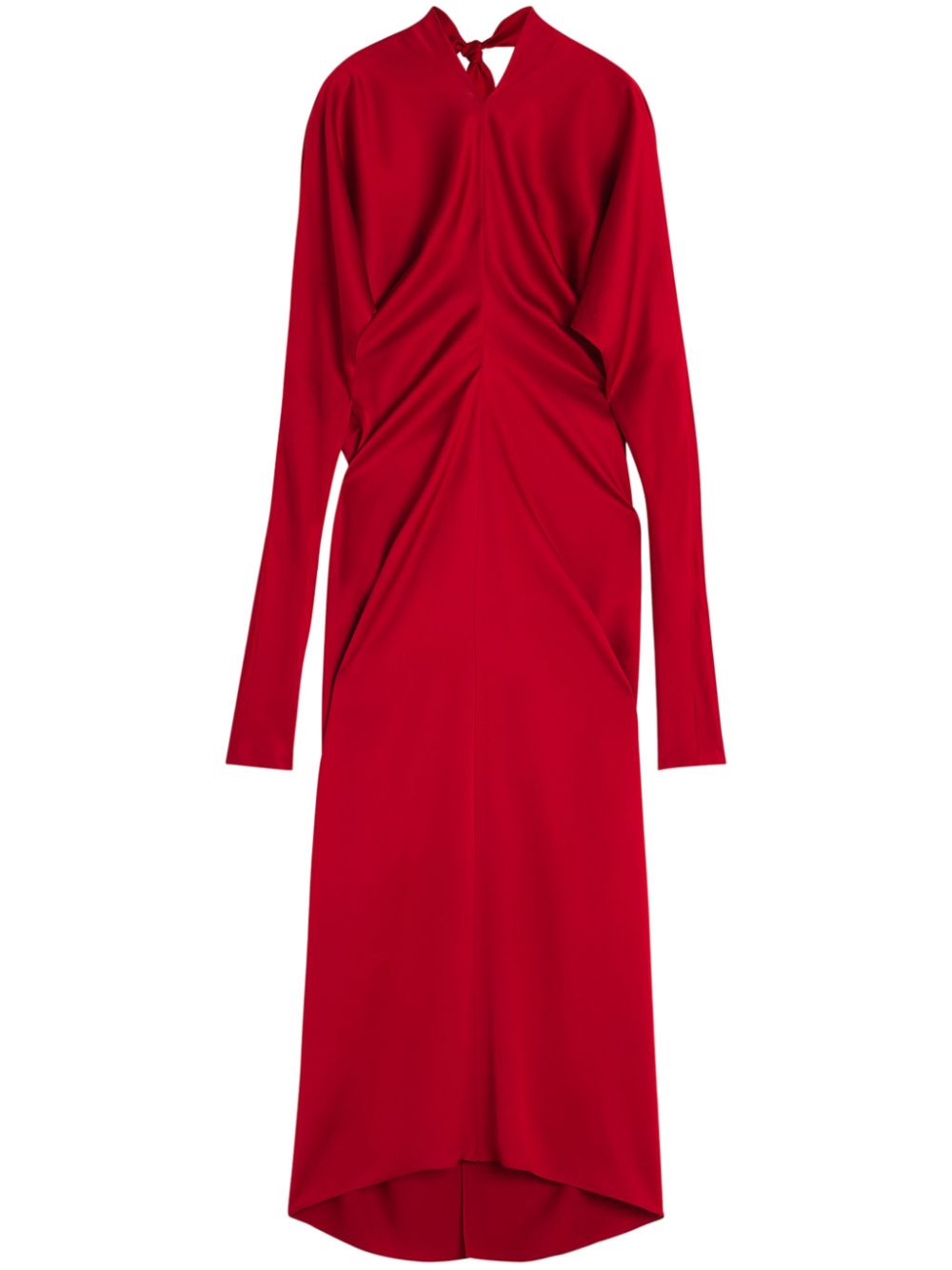 Gathered maxi dress