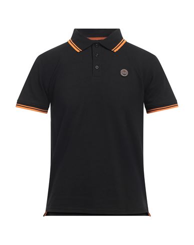 Man Polo shirt Black Size S Cotton