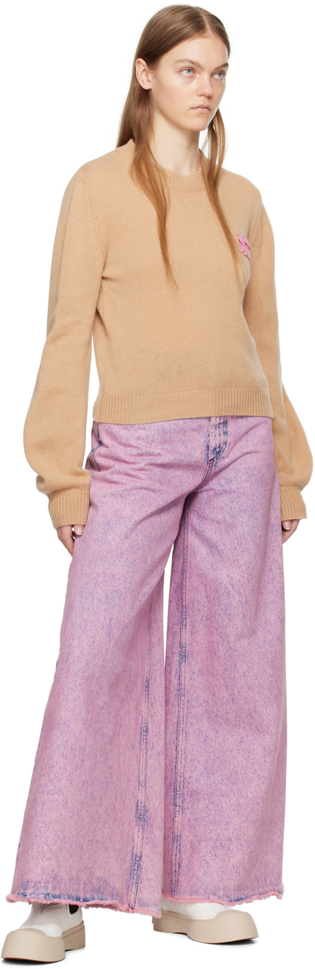 Marni Pink Flared Jeans