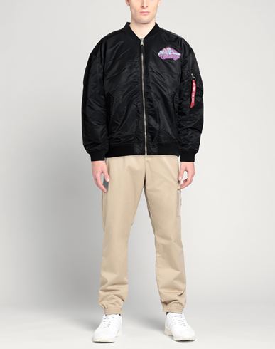 Man Jacket Black Size S Nylon