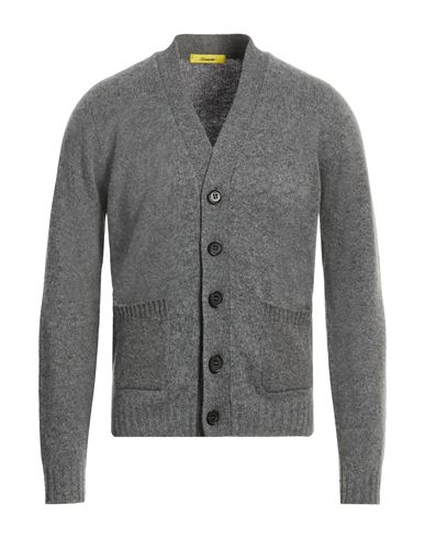 Man Cardigan Grey Size 38 Lambswool