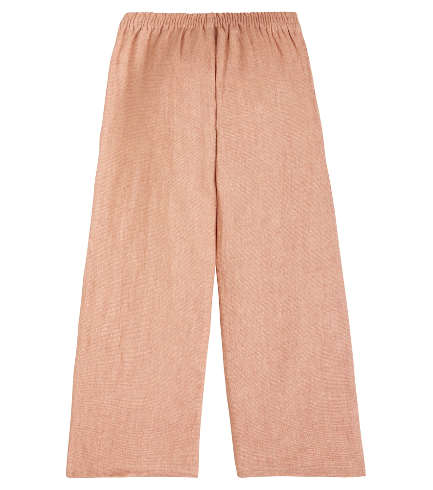 Revoi linen-blend pants