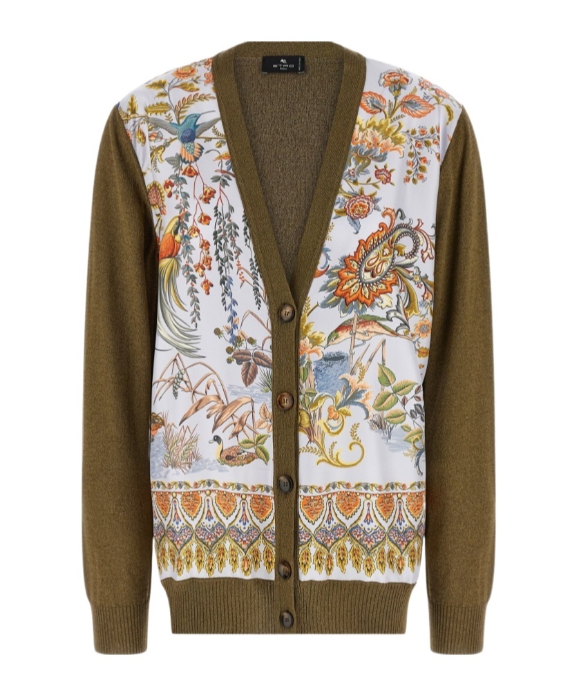 Paisley Knitted Cardigan