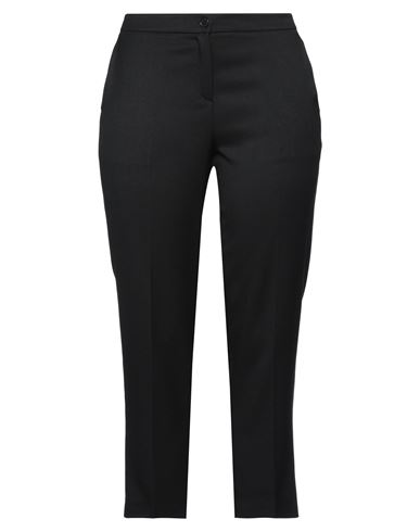 Woman Pants Black Size 10 PES, Rayon, Elastane