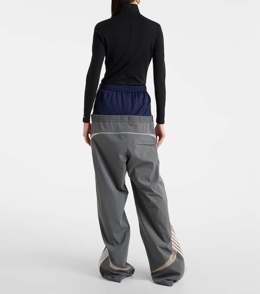 Cut-up track pants