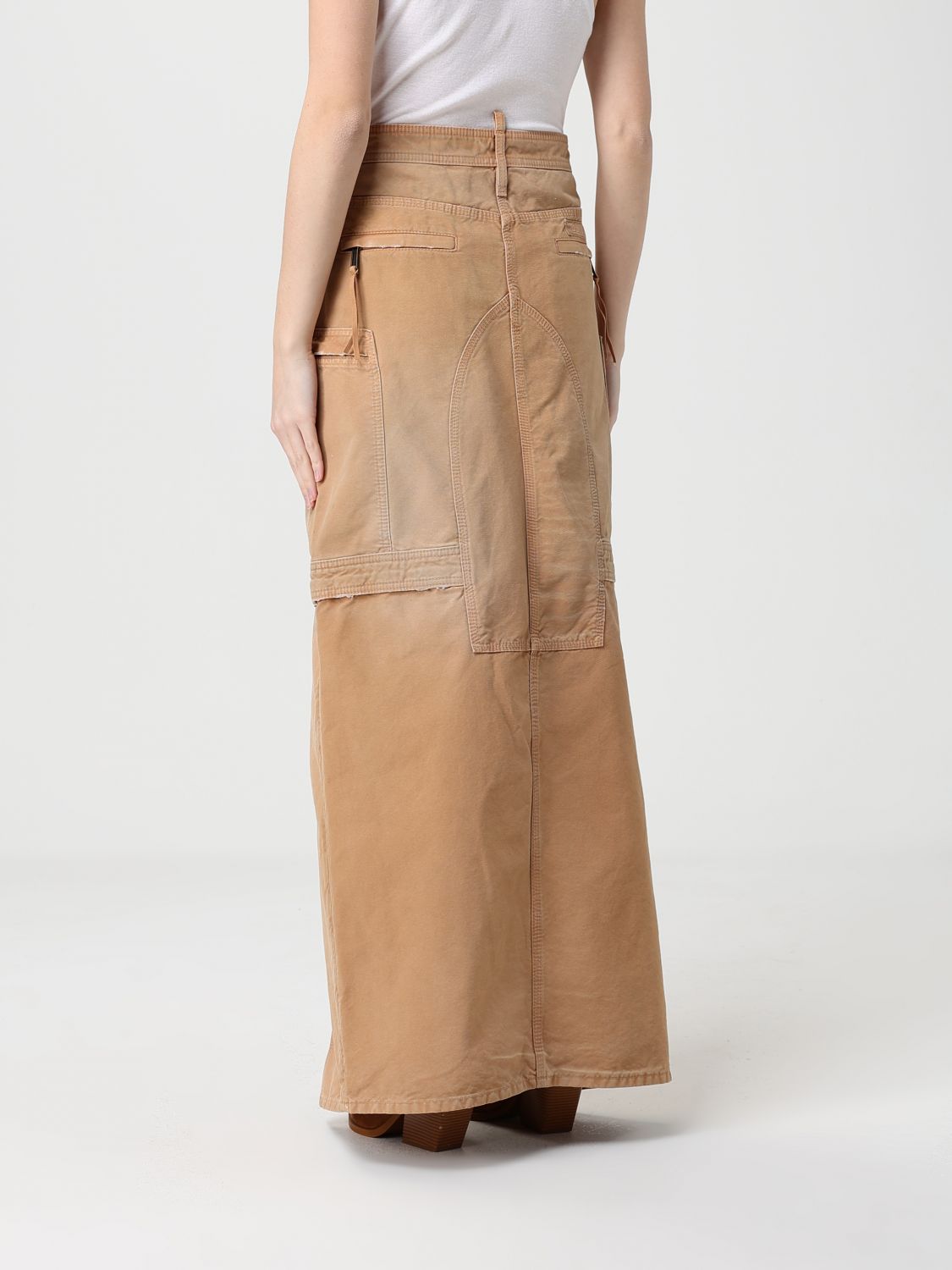 Skirt Woman color Beige