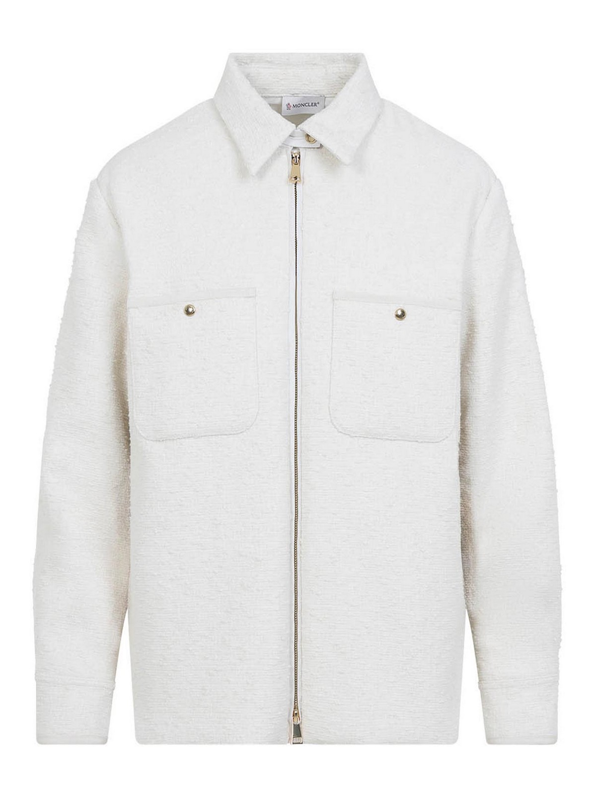 Ivory Bouclã Down Jacket