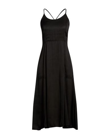 Woman Midi dress Black Size 3 Rayon