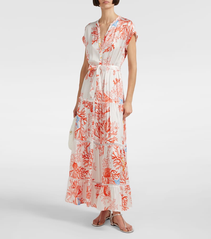 Printed shirt dress