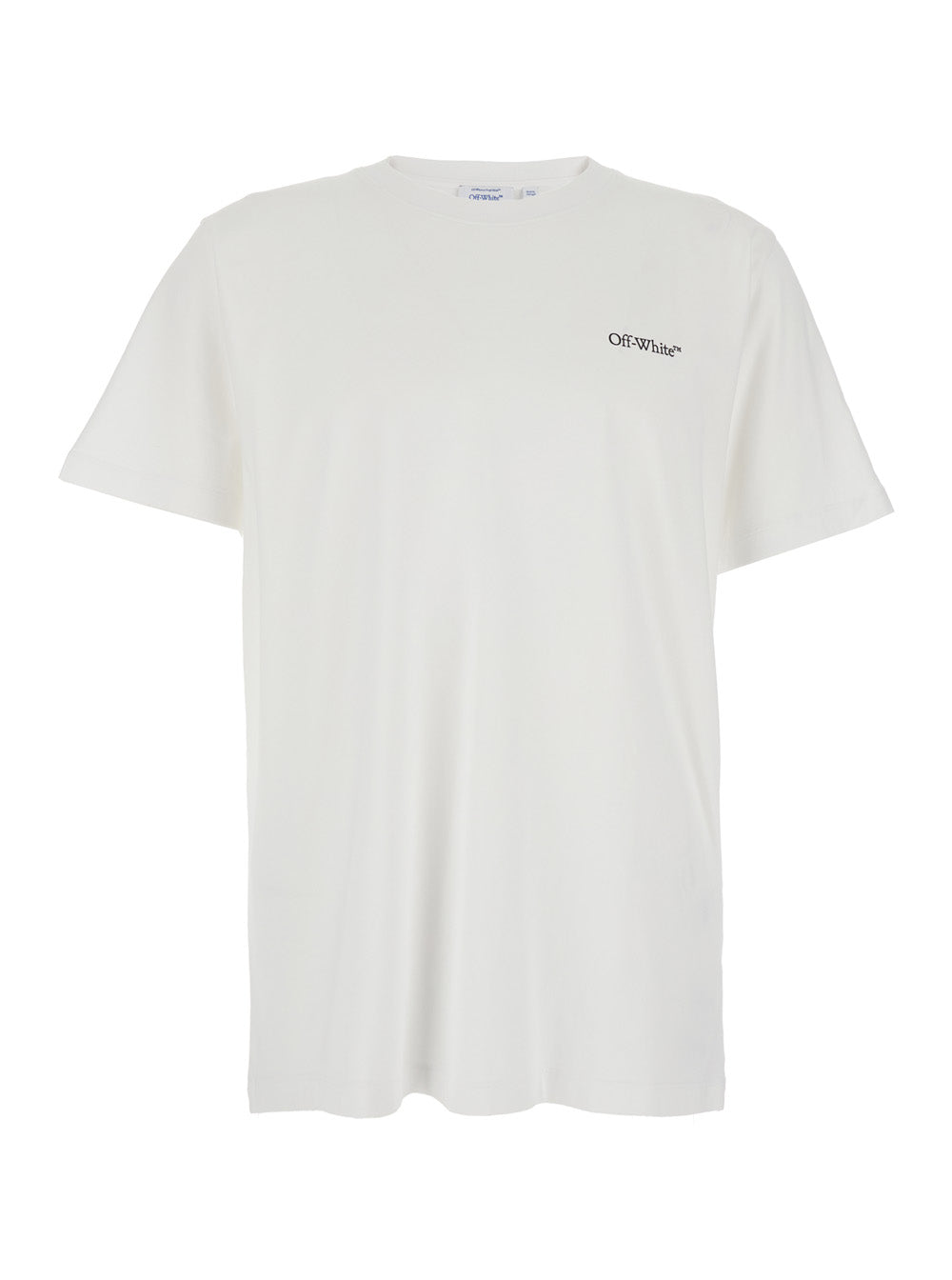 Logo-Embroidered Crew Neck T-Shirt — White