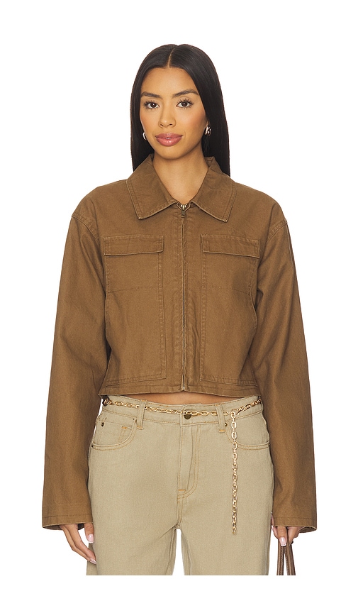 LIONESS Nautica Jacket in Chocolate. XS. Also in S