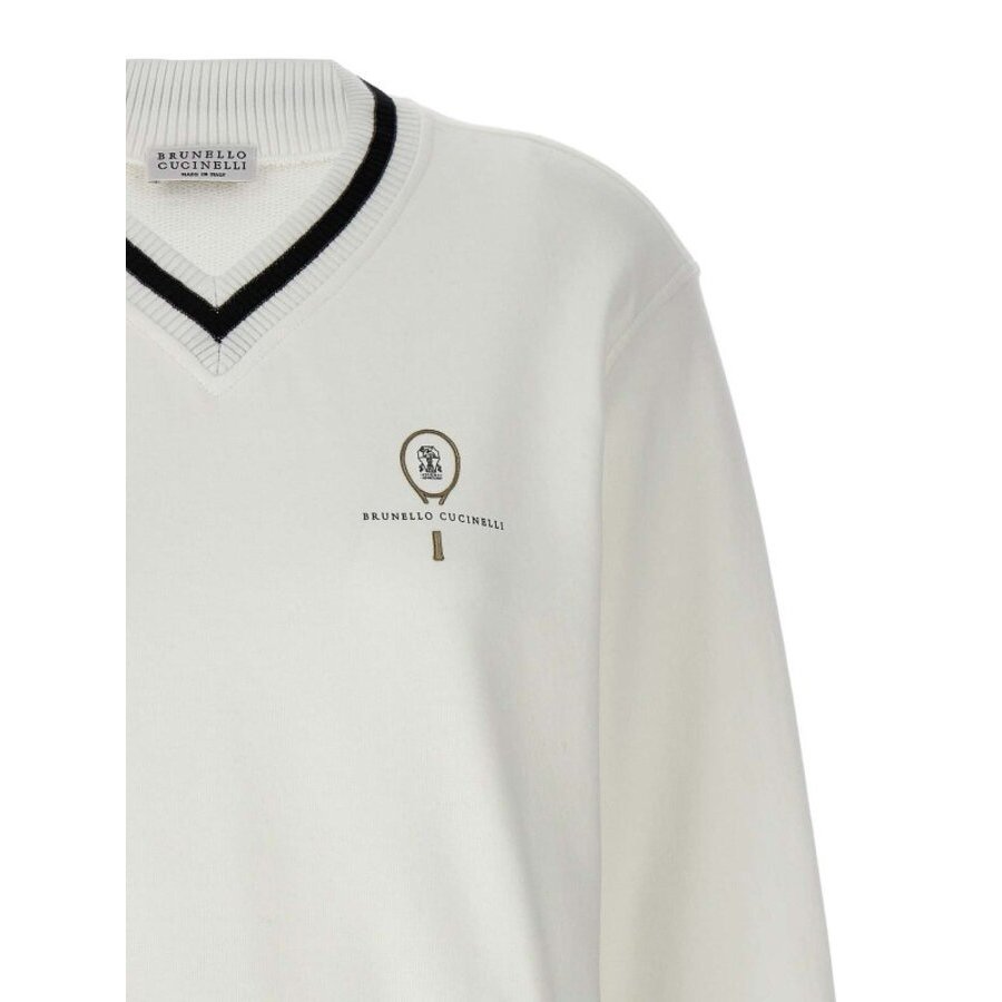 Off White Cotton Sweater