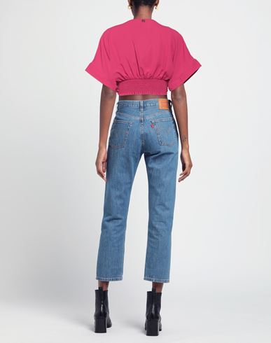 Woman Top Fuchsia Size 8 Polyester