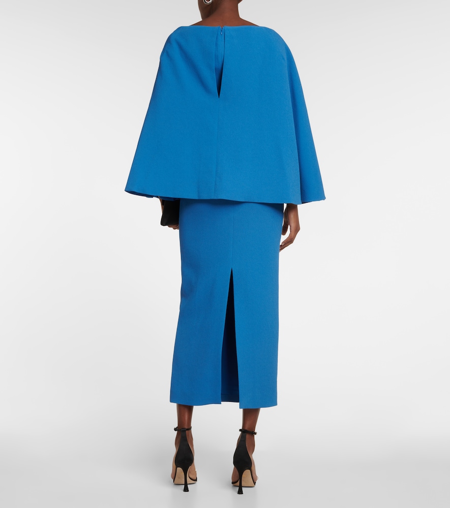 Niesha crêpe midi dress