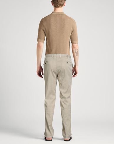 Man Pants Beige Size 28 Linen, Cotton, Elastane