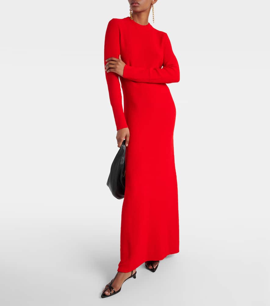 Lara cutout bouclé maxi dress