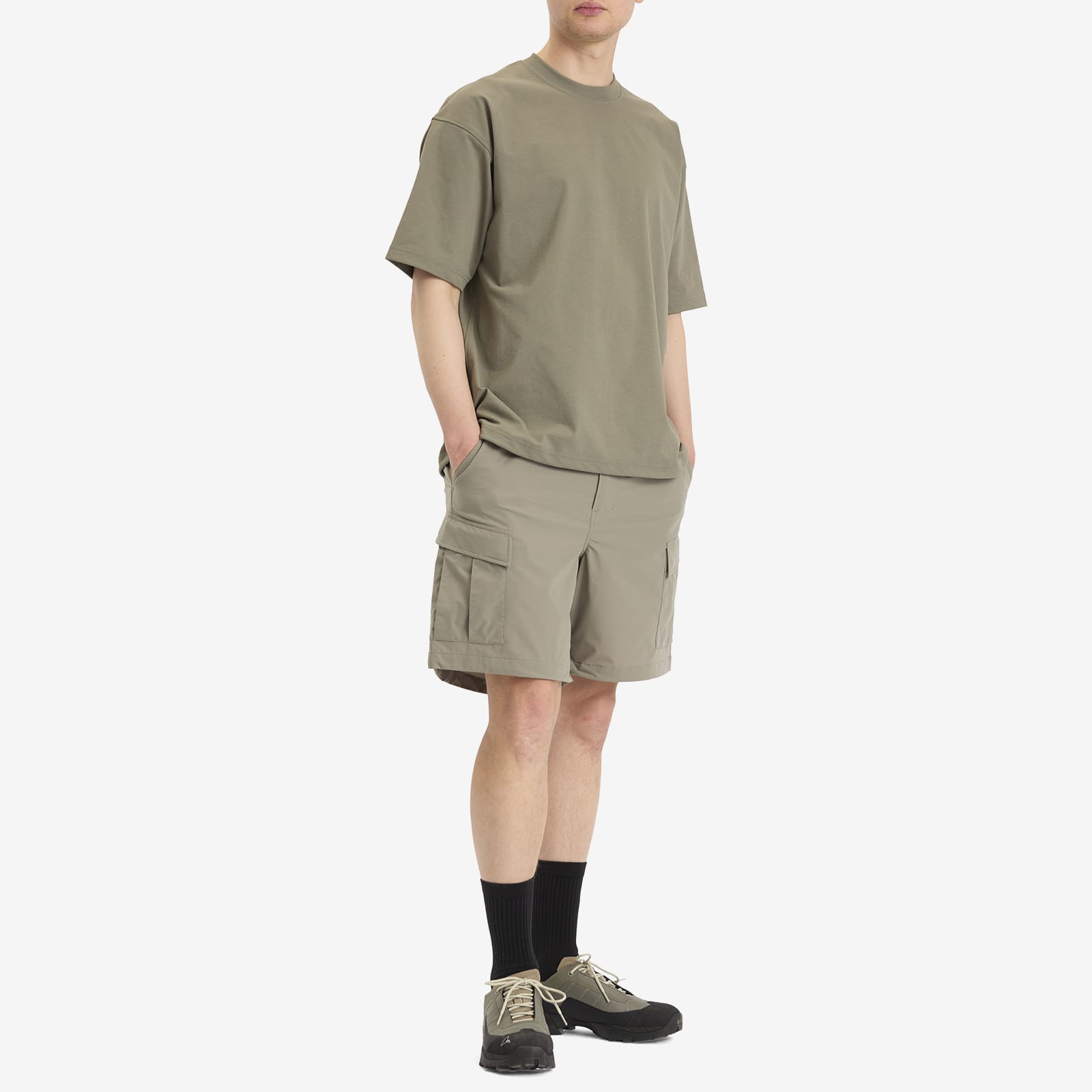 Men's Tech Drawstring T-Shirt Wolf Grey