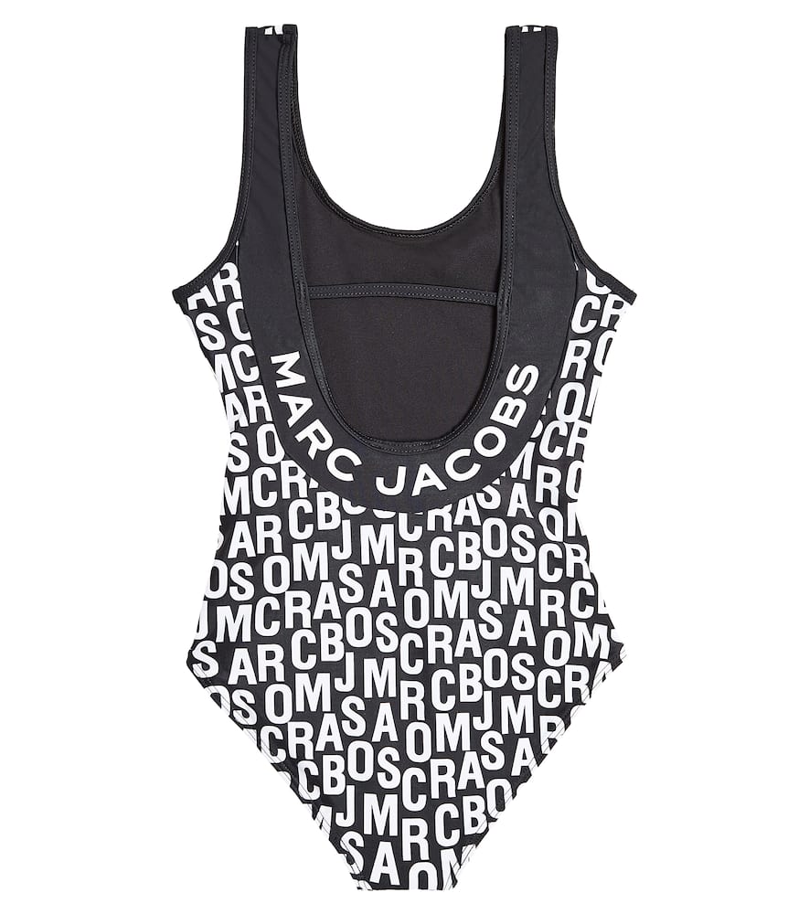 Marc Jacobs Kids Logo printed swimsuit