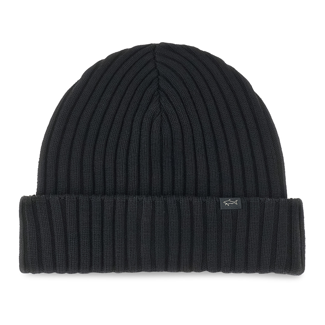 Soft Cool Touch wool beanie, Man, Black