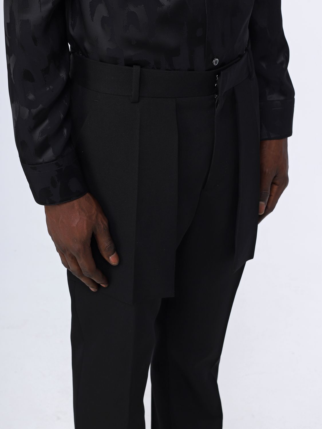 Pants Men color Black