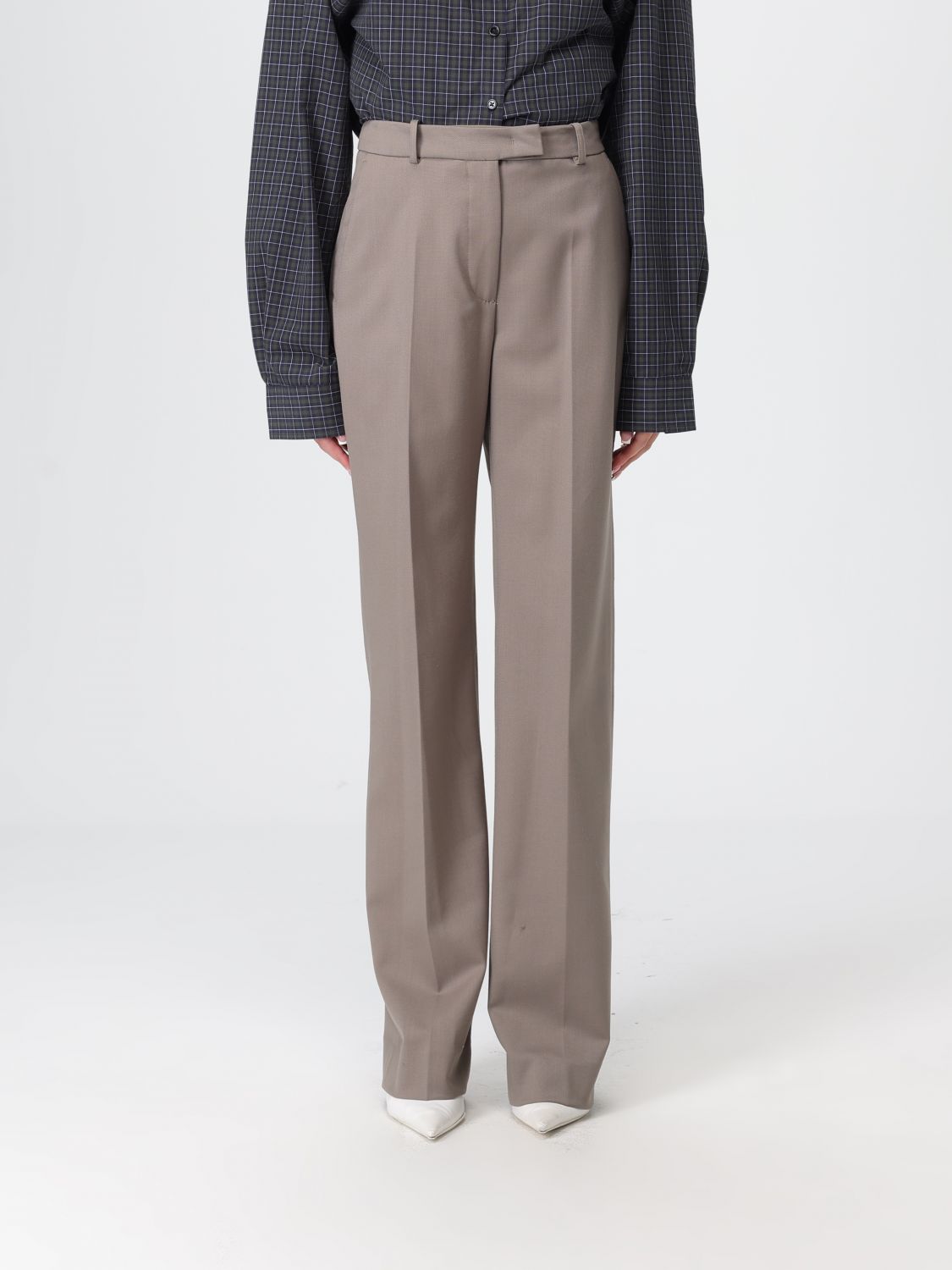 Pants Woman color Beige
