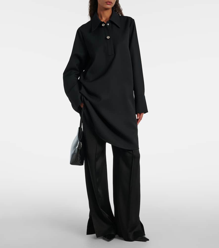 Wool polo dress